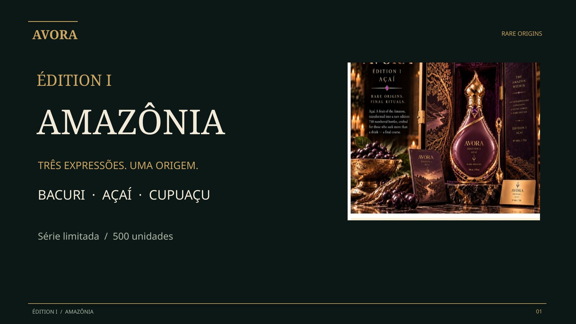 Apresentação Édition I Amazônia — capa